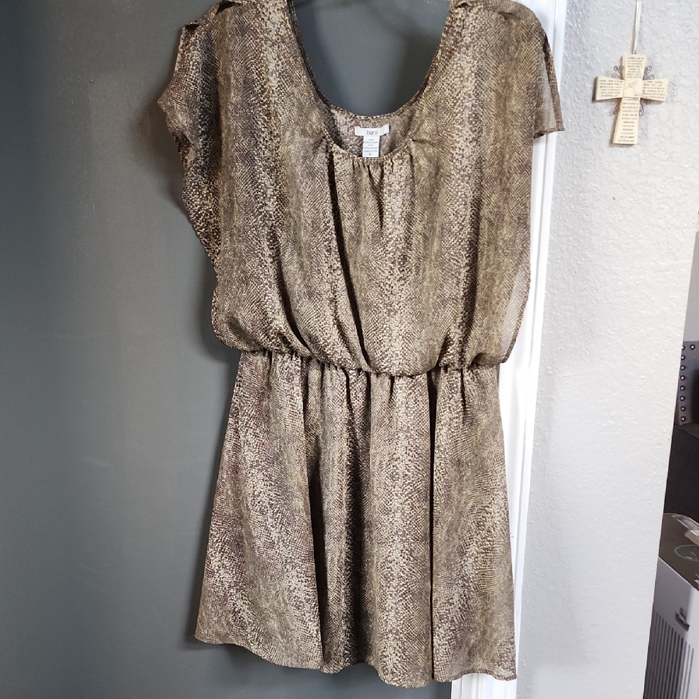 Snake Print Dress